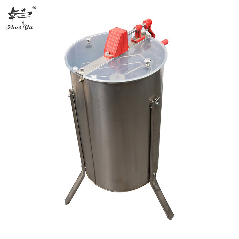 3 Frame Honey Extractor Stainless Steel Honey Spinner with Stand Beekeeping Pro Extraction Apiary Centrifuge Equipment