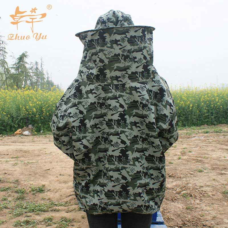 Cotton Coverall Hooded Beekeeping Ventilated Beekeepers Protective Clothing Honey Bee Clothes Suit for Beekeepers