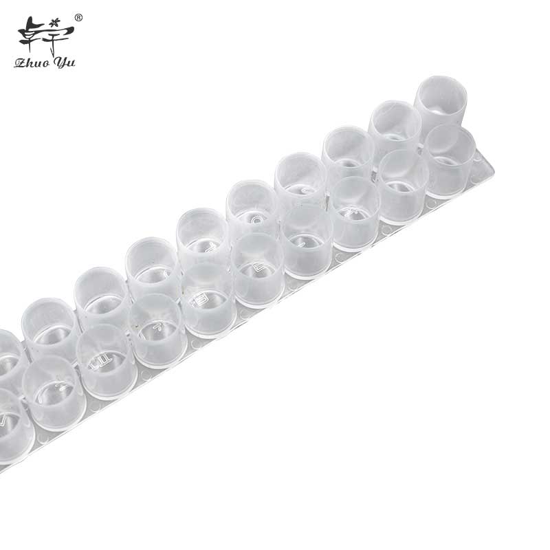Wholesale Double Cells Plastic Bee Cell Base Double Queen Set Royal Jelly Cup