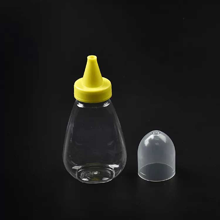 Good Quality Food Grade PET Soft Honey Bottle Cap Plastic Honey Squeeze Bottle For Sale