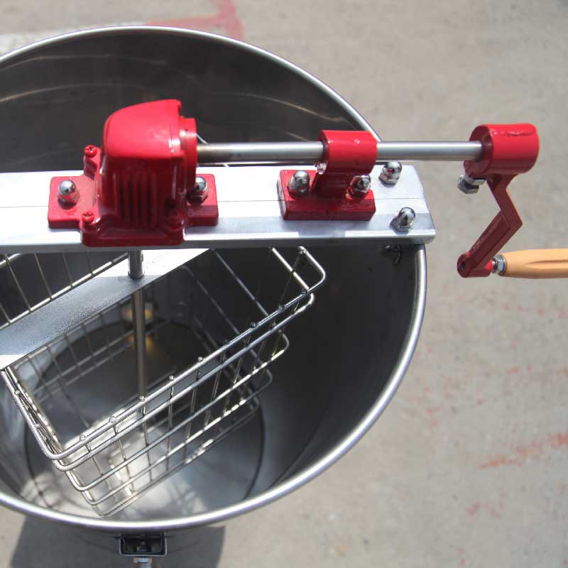 2 frames manual honey extractor