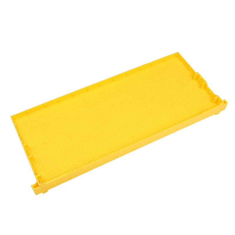 China Yellow Honey Bee Hive Frame Plastic Foundation Sheet and Beeswax Foundation Sheet Beekeeping Tools