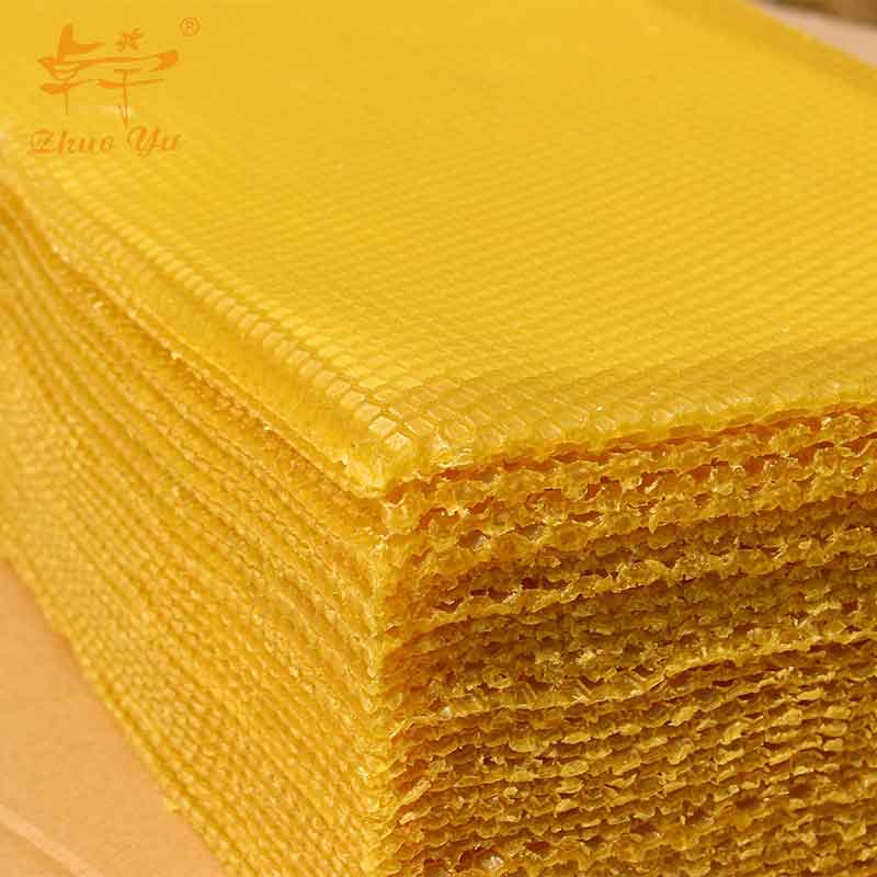 2022 Natural Bee Wax Beeswax Foundation Pure Honey Beeswax Comb Sheet for Beekeeping