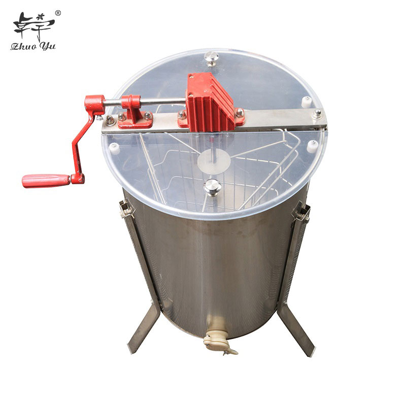 3 frames manual honey extractor