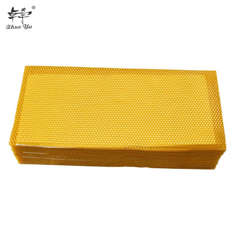 2021 Chinese Supplier Directly Supply Natural Sushi Bees Wax Pure Beeswax Honey Bee Comb Bee Wax Foundation With All Size Cells