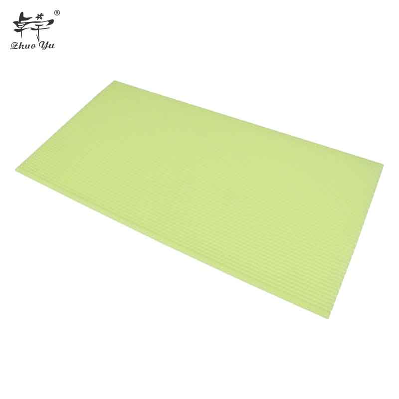 Green plastic beeswax foundation sheet