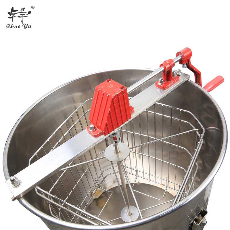 4 frames manual honey extractor