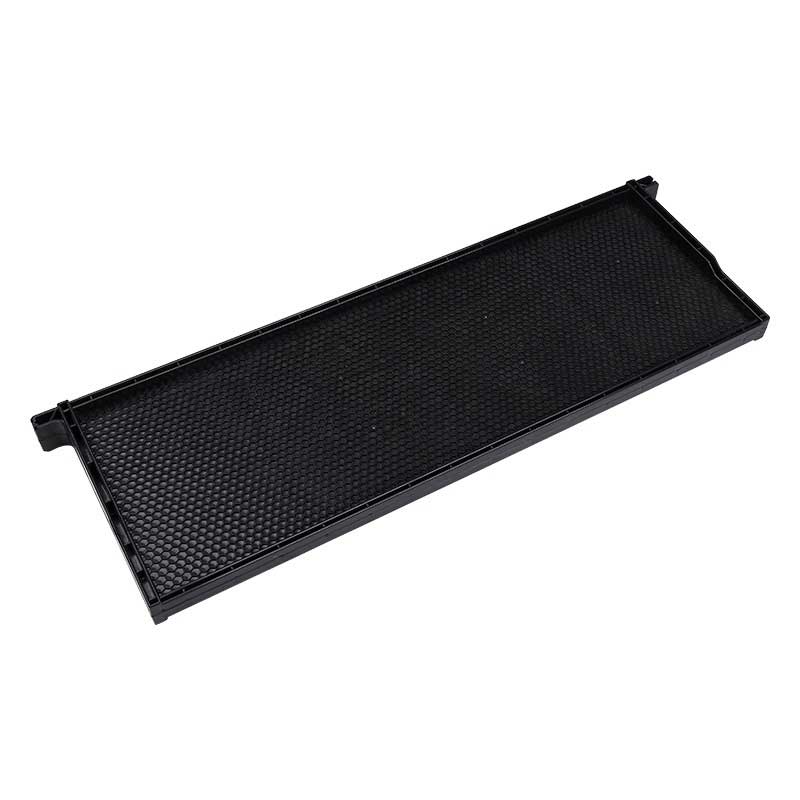 Beekeeping Tools Black Short Unibody Bee Frame Plastic Foundation Sheet Honey Comb Frame