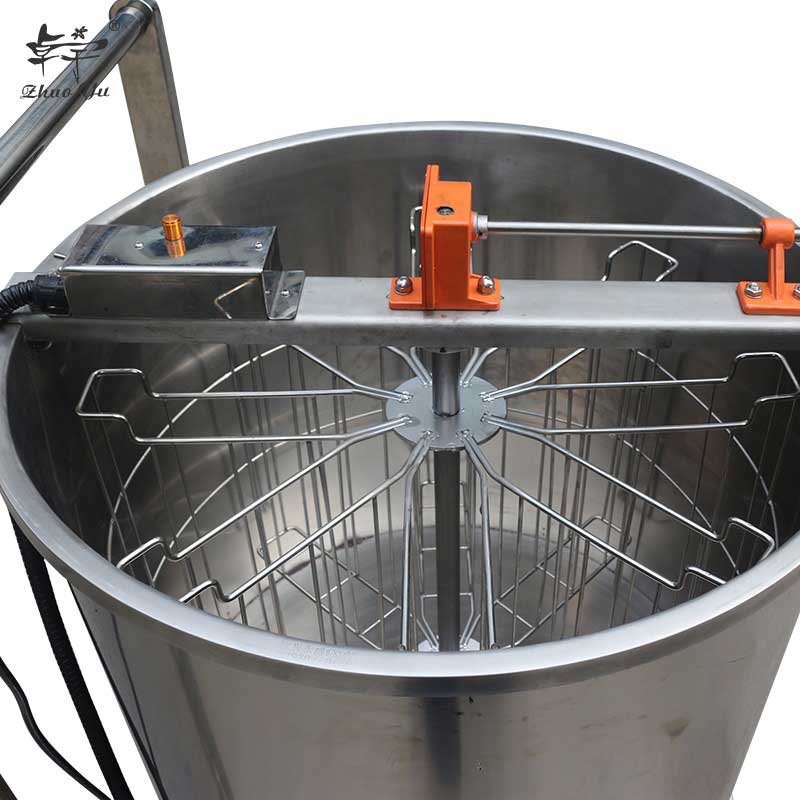 Hot Sale Honey Making Machine 8 Frames Manual/Electric Seamless Stainless Steel Honey Extractor