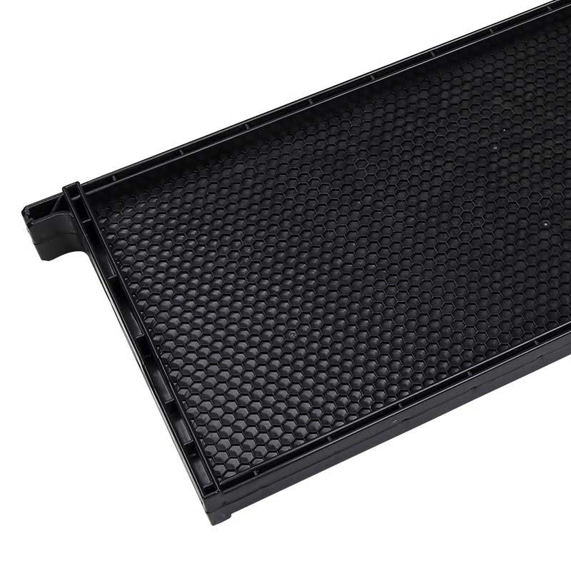 Beekeeping Tools Black Short Unibody Bee Frame Plastic Foundation Sheet Honey Comb Frame