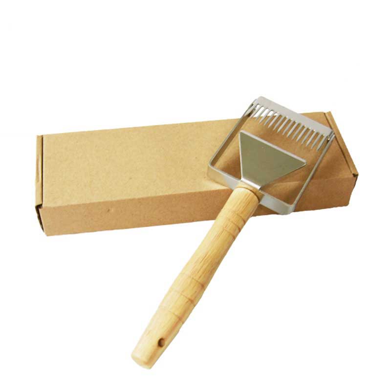 Beekeeping Tools beehive Honey cutter Uncapping Scraper Plastic handle Honeycomb Scraper Equipment Uncapping knife Fork Shovel