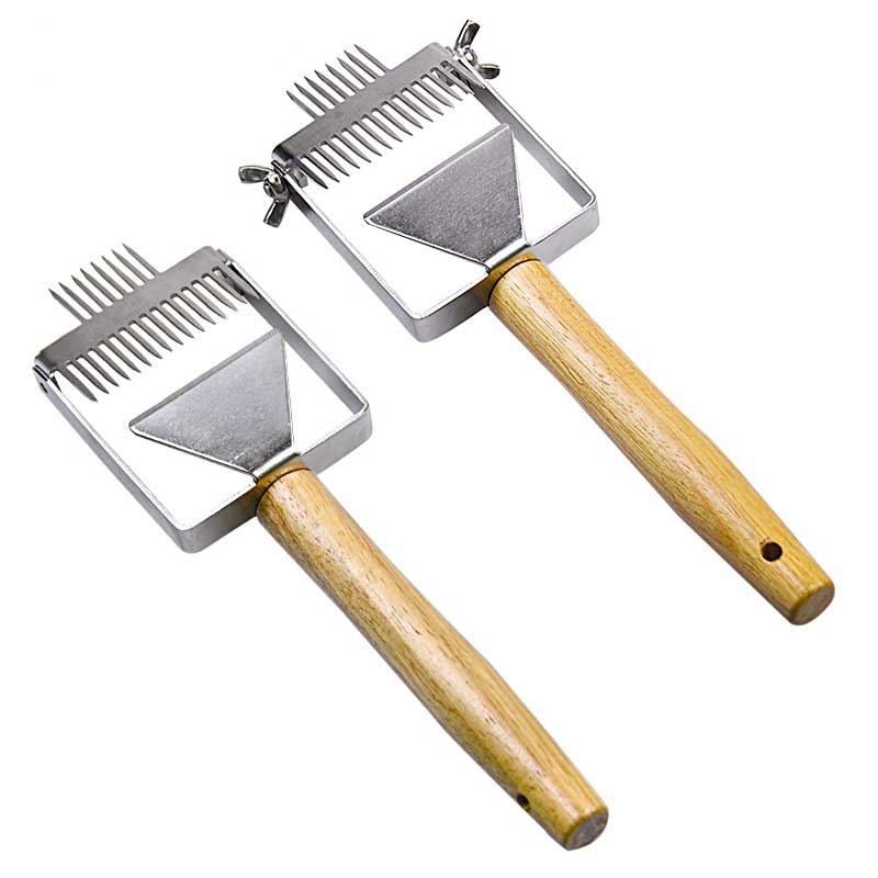 New multifunctional Uncapping Fork Stainless Steel Honey Scraper For Opening Of Honey On The Honey Comb