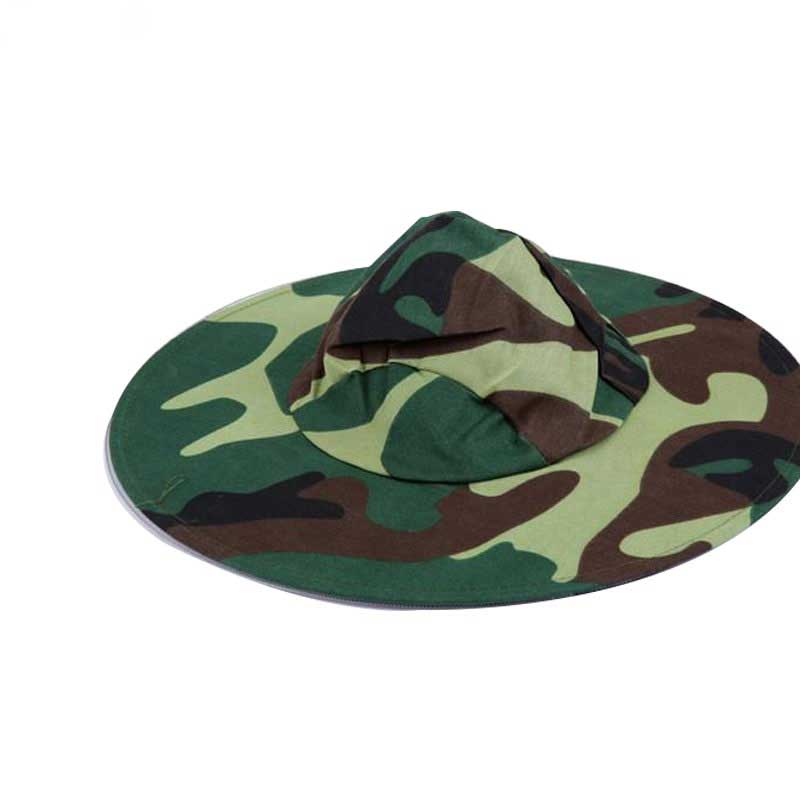 Bee Keeping Protective Bee Hat Anti bee Two-Layer Head Top Camouflage Hat-Veil Combo Bee Hat Bug Mesh Mask Beekeeping