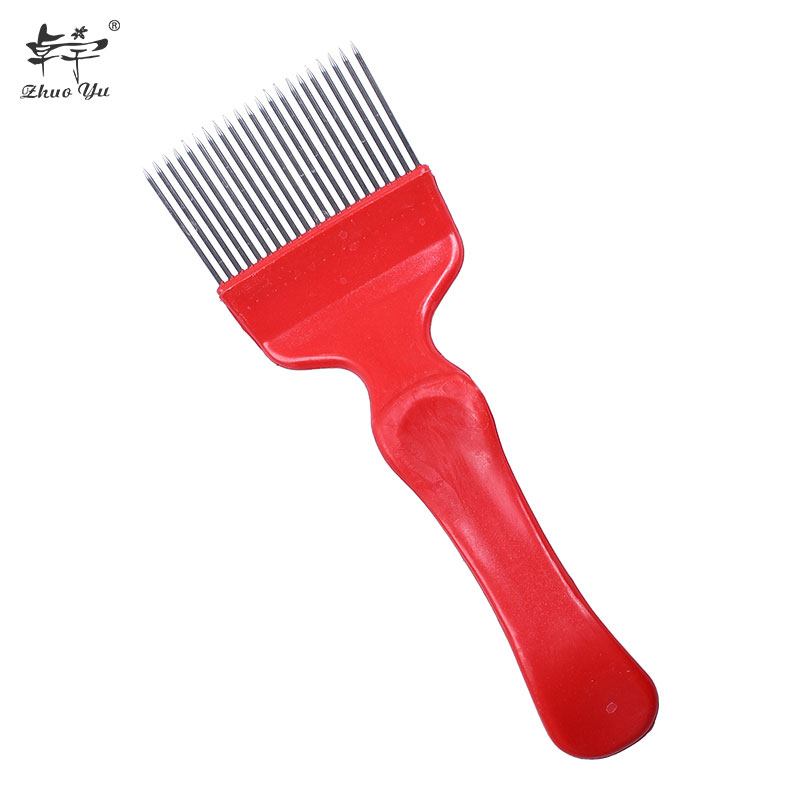 Needle uncapping fork red 