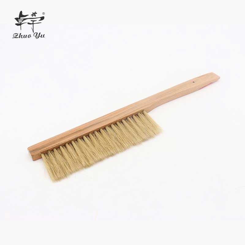 Three Row Bristle Bee Brush Bended Wooden Handle Beehive Cleaning Tools Beekeeping Apiculture Equipment Apicultura Apicoltura