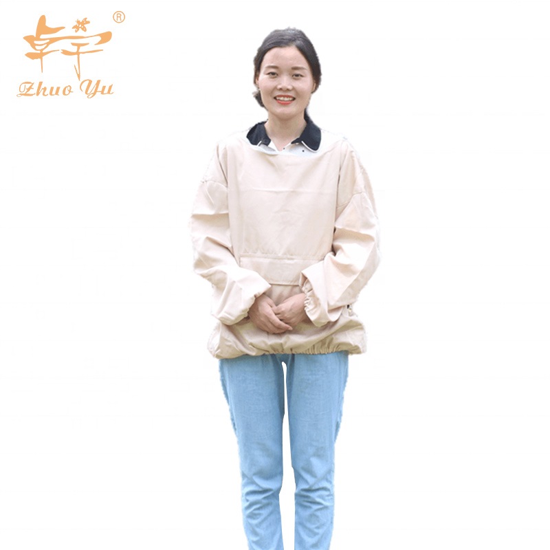 Cotton Coverall Hooded Beekeeping Ventilated Beekeepers Protective Clothing Honey Bee Clothes Suit for Beekeepers Safety