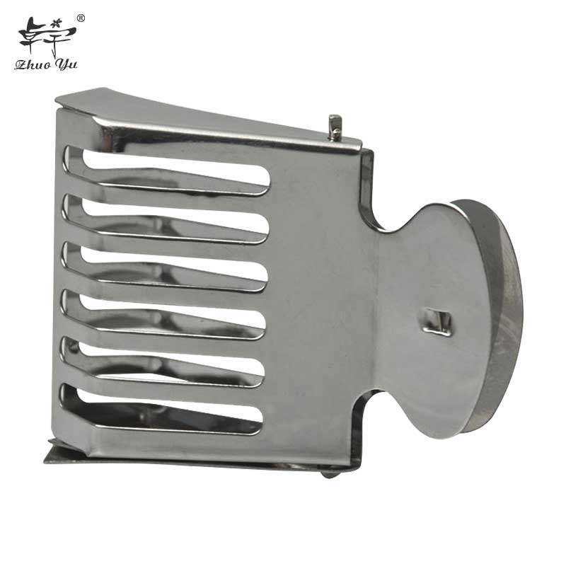 Bee Queen Catcher Clip Stainless Steel Cage Beekeeping Equipment Tool Isolation Room Rear Box Cup Durable Material Tools