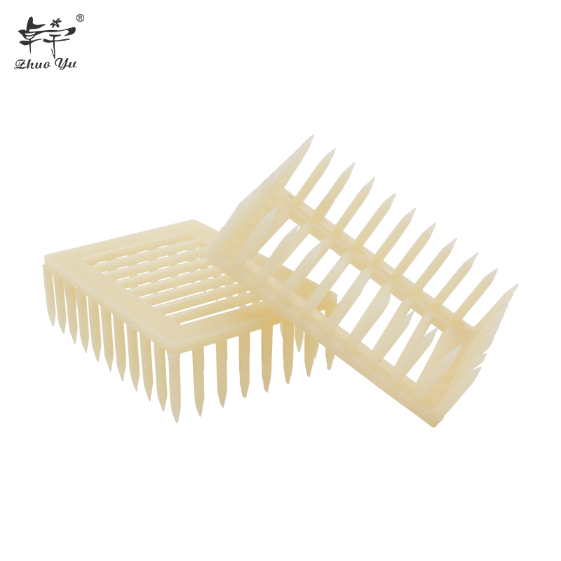 Needle Type Queen Bee Cage Queen Marker Cage Beekeeping Cells Room Rearing Plastic Rectangle Beekeeper Tool Suppliers