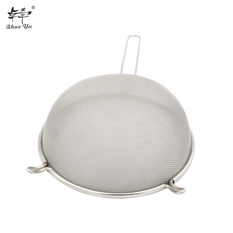 One-Deck Stainless Steel Honey Strainer One Layer Screen Sieve Stainless Steel Beekeeping Equipment Filter Durable Settling Tank