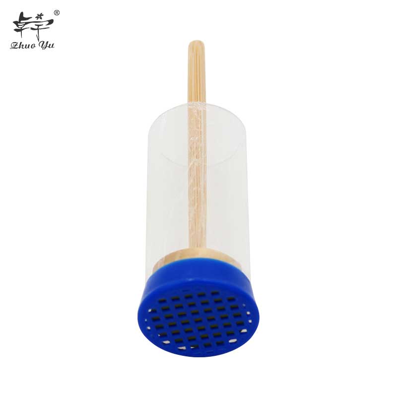 Queen Bee Labeled Mark Bottle Beekeeping Equipment Fertility King Plastic Tube Marker With Soft Plunger Marking Tools