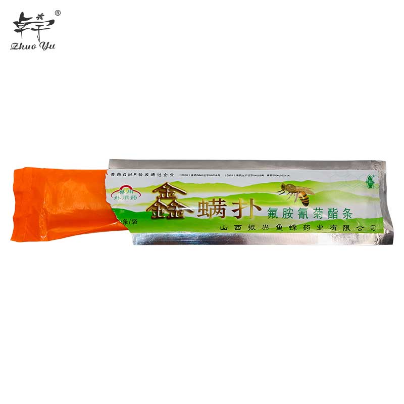 Professional Apiculture Medicine Xin Mite Acaricide Beekeeping Medcine Varroa Mite Killer Control Beekeeping Fluvalinate Strip