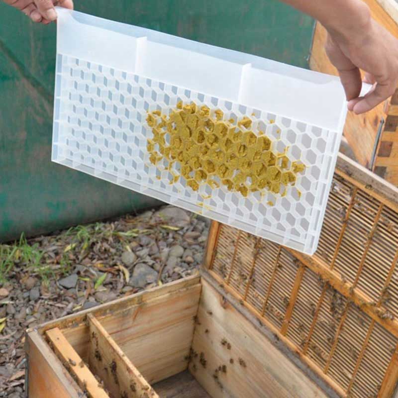 multifunctional bee frame pollen feeder