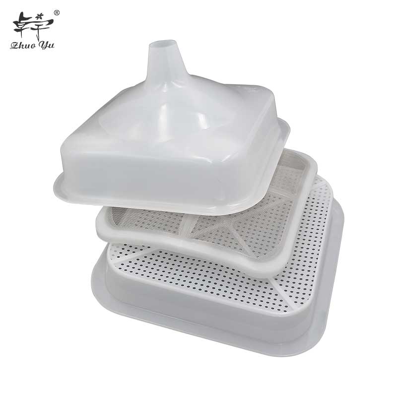 Honey Extractor Layer Plastic Strainer Honey Filter Strainer Network Screen Mesh Filter Sieve Beekeeping Equipments Honey Tools