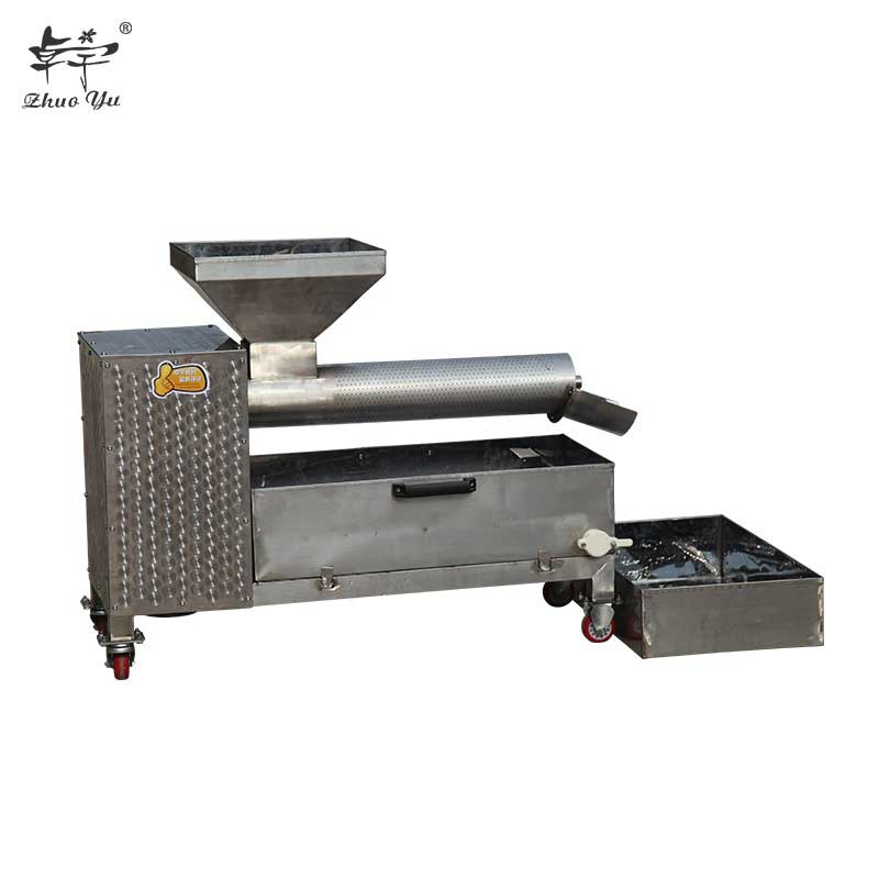 Screw type honey wax separator machine