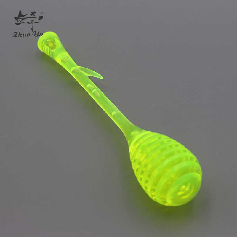 High quality coffee milk tea simple plastic honey stirring dipper spoon stick for kitchen