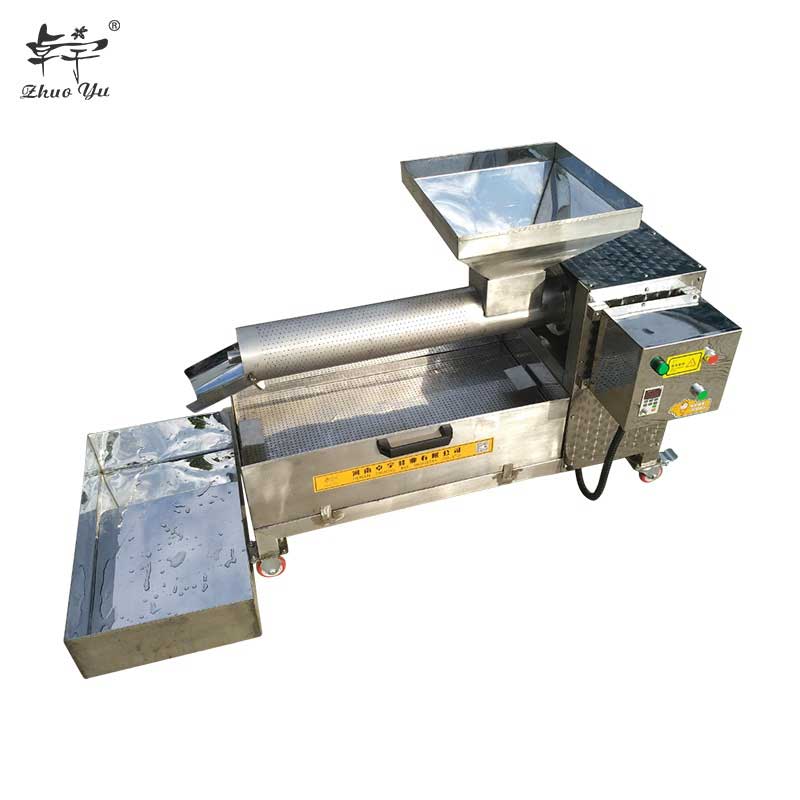 Screw type honey wax separator machine