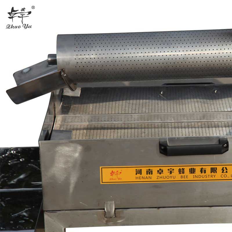 Screw type honey wax separator machine