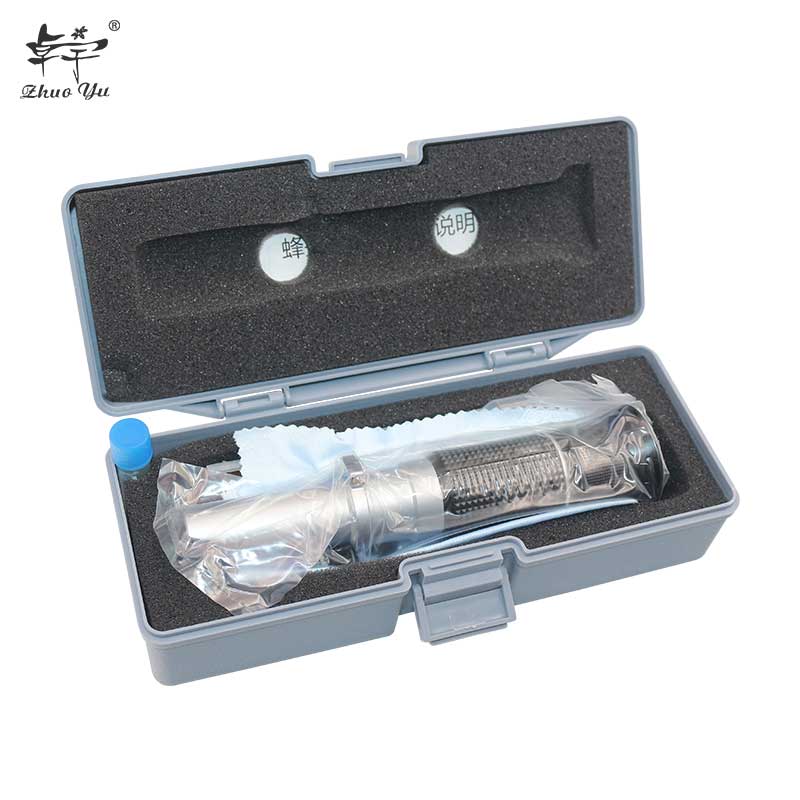 Perspective Honey Refractometer Tester 58-90% Brix 38-43°Baume 12-27% water for Beekeeping Refraction honey concentration meter