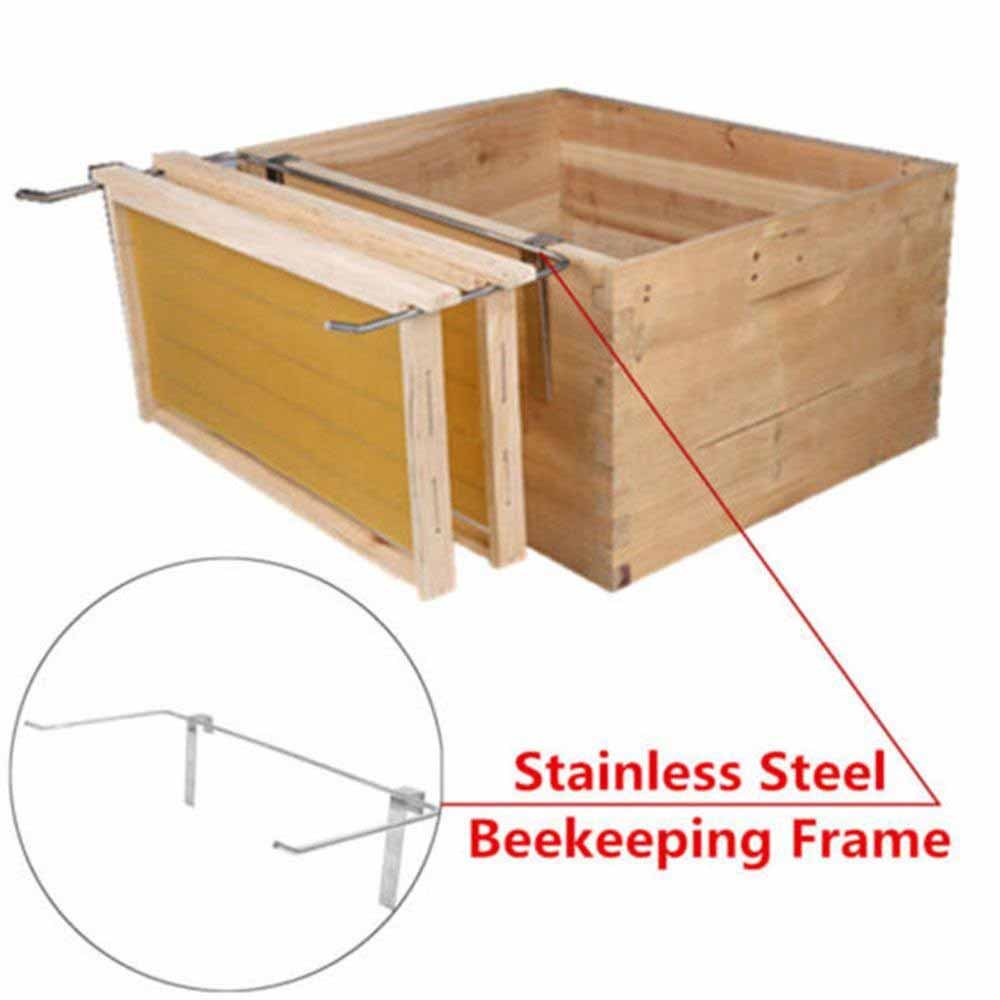 Stainless Steel Beehive Frame Perch Beekeeping Equipments for Frame Supporting Bracket Rack