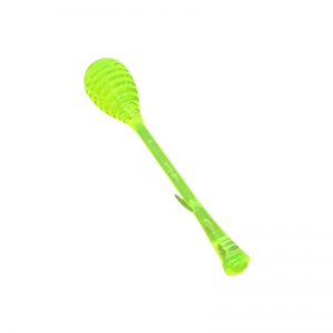 塑料搅拌棒(荧光绿)_5 High quality coffee milk tea simple plastic honey stirring dipper spoon stick for kitchen