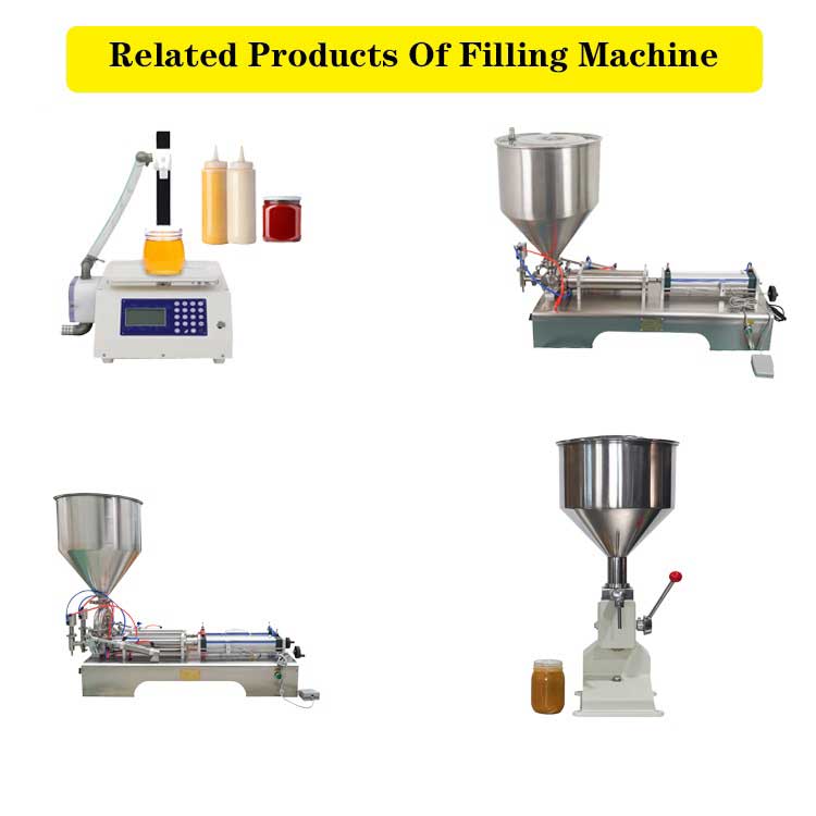 Commercial Home Hotel Restaurant Use PerfumeShampoo Sauce Cream Honey Milk Juice Water Paste Liquid Filling Machine