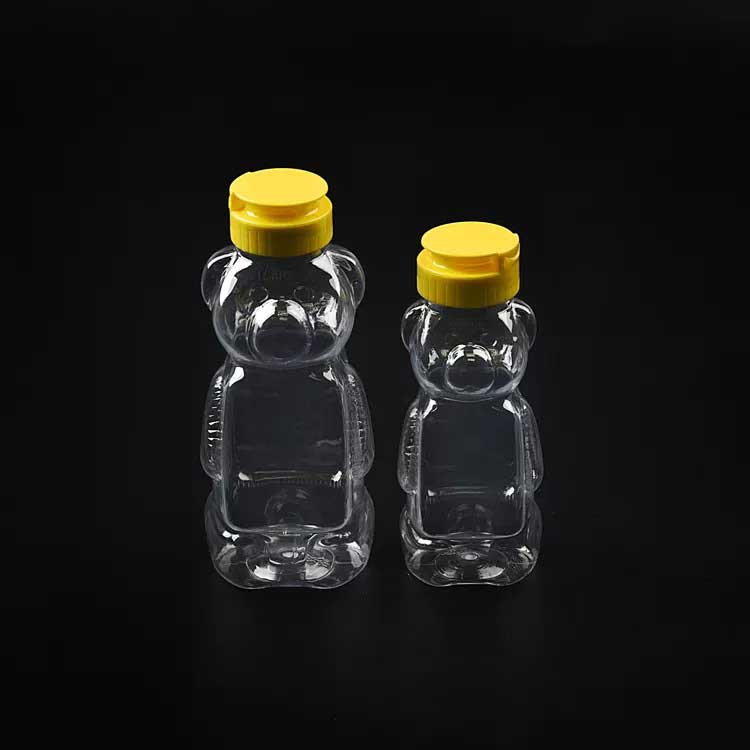 Good Quality Food Grade PET Soft Honey Bottle Cap Plastic Honey Squeeze Bottle For Sale