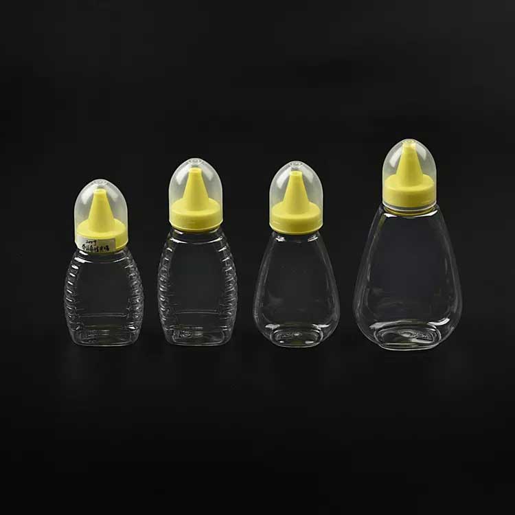 Good Quality Food Grade PET Soft Honey Bottle Cap Plastic Honey Squeeze Bottle For Sale